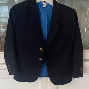 Classic Navy Blazer with Gold Buttons